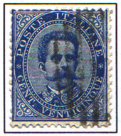 Effige di Vittorio Emanuele III. Francobollo emesso nel 1901.