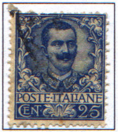 Effige di Umberto I. Francobollo emesso nel 1879.