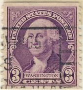Effige di George Washington. Emesso nel 1932.