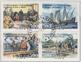 Celebrazioni colombiane. Emesso nel 1992.