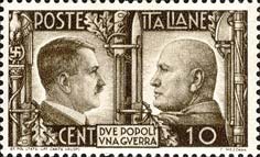 Fratellanza d'armi italo-tedesca. Emesso nel 1941